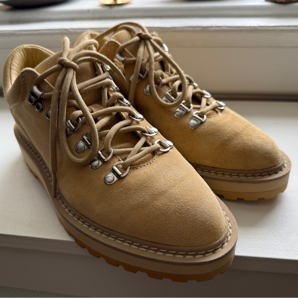 Nanushka Joan Low Trek Suede Shoes 39